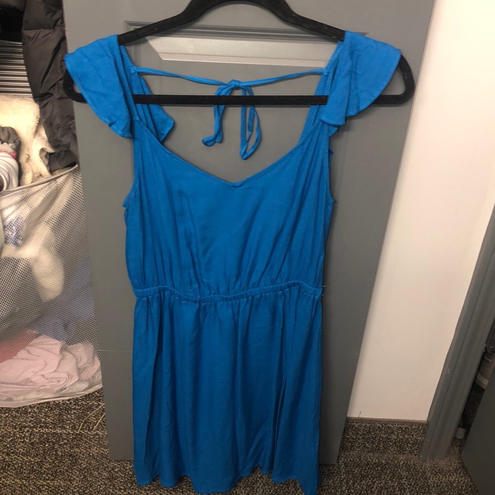 Blue dress
